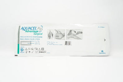 ConvaTec 422607 AquaCell Ag Advantage Surgical Antimicrobial Dressing 3.5x4inch(x)